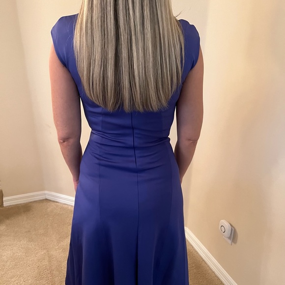 WHBM NWOT Blue Dress Size 2 - Picture 3 of 11